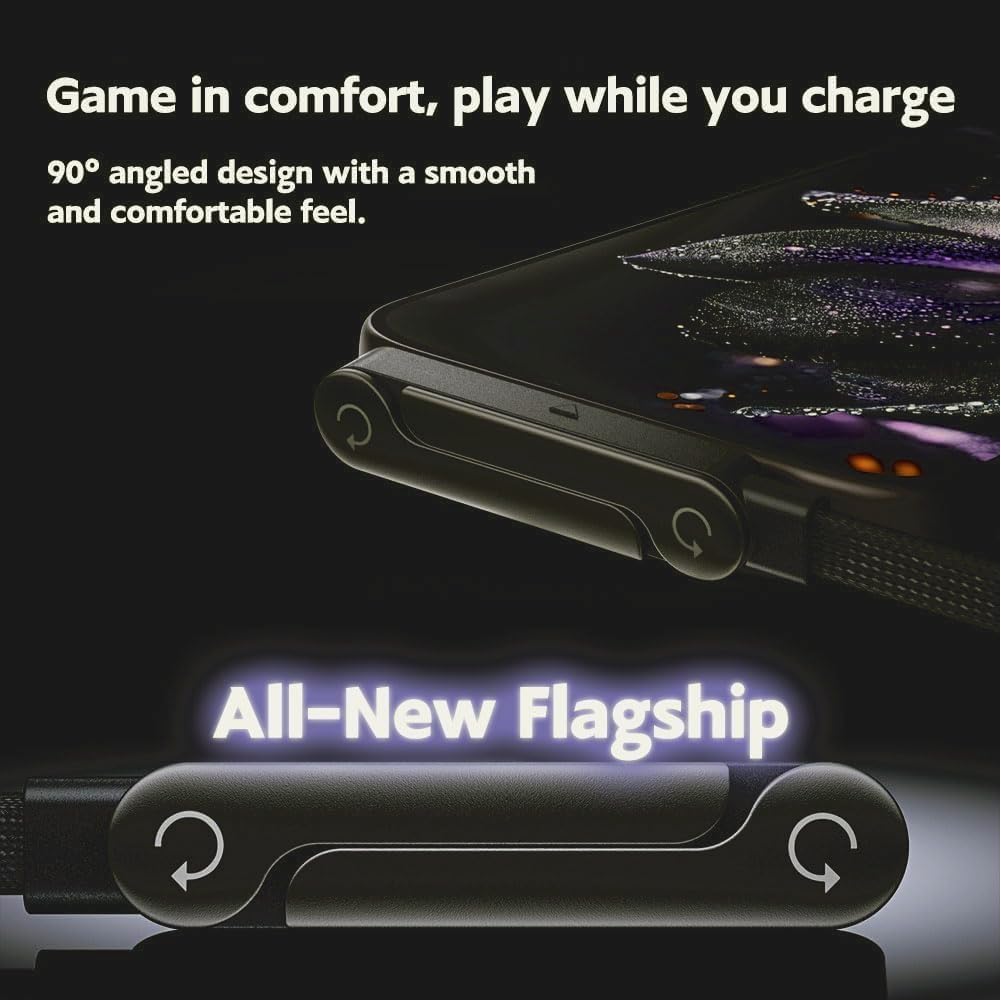 Invisible Holder Charger Cable with Stand, 240w Super Fast Charging 2-in-1 Fast Charging Cord