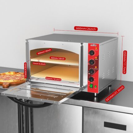 Dual Deck Electric Pizza Oven