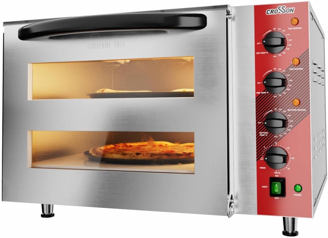 Electric Pizza Oven Dual Deck Electric Pizza Oven