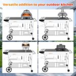Portable Pizza Oven Cart