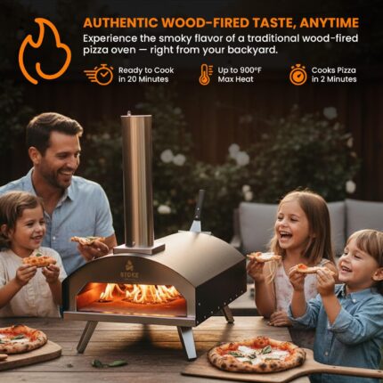 Portable Wood-Fired Pizza Oven