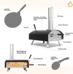 Portable Wood-Fired Pizza Oven