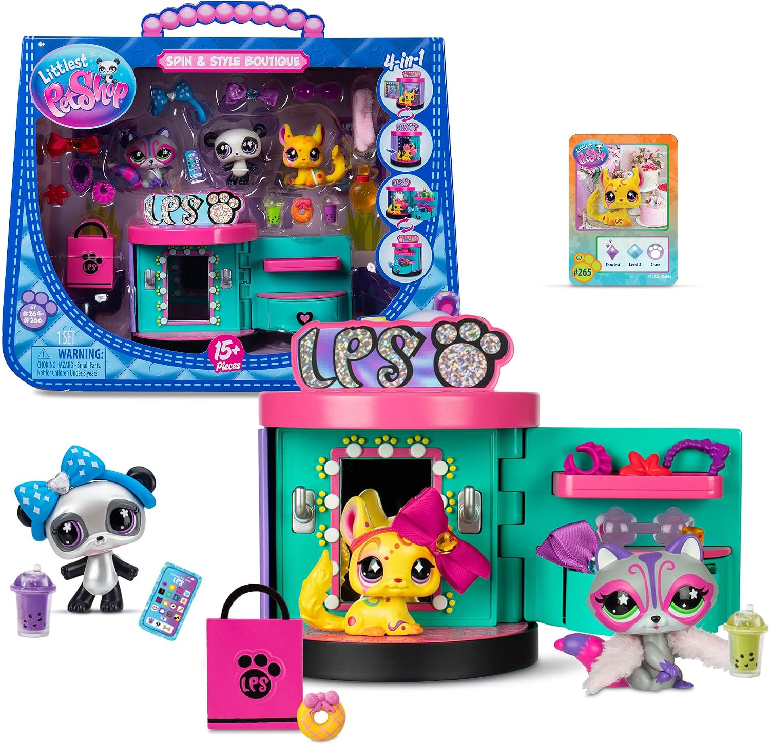 Littlest Pet Shop Spin & Style Boutique — Series 4, Gen 7