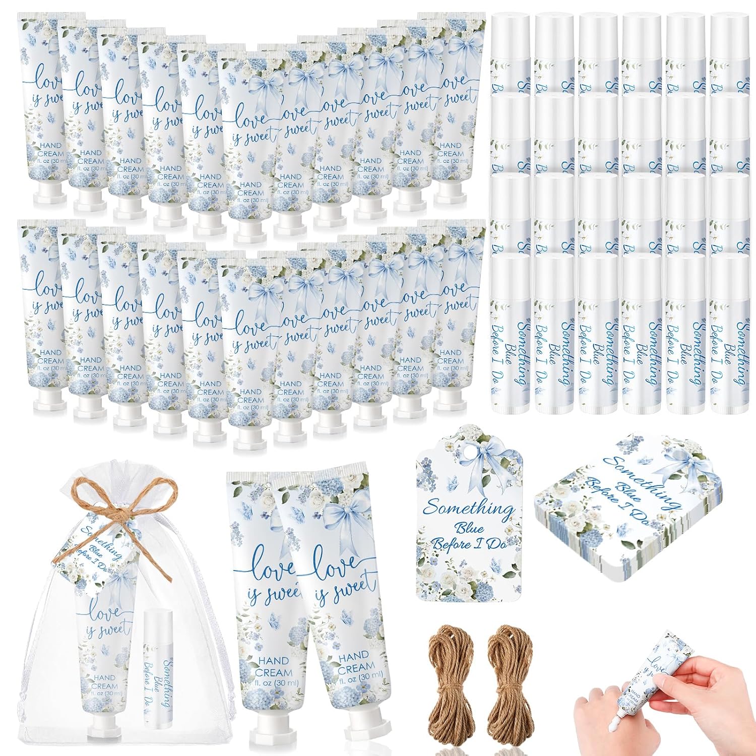 Lemon Mediterranean Hand Cream Lip Balm Favors - Hình 22
