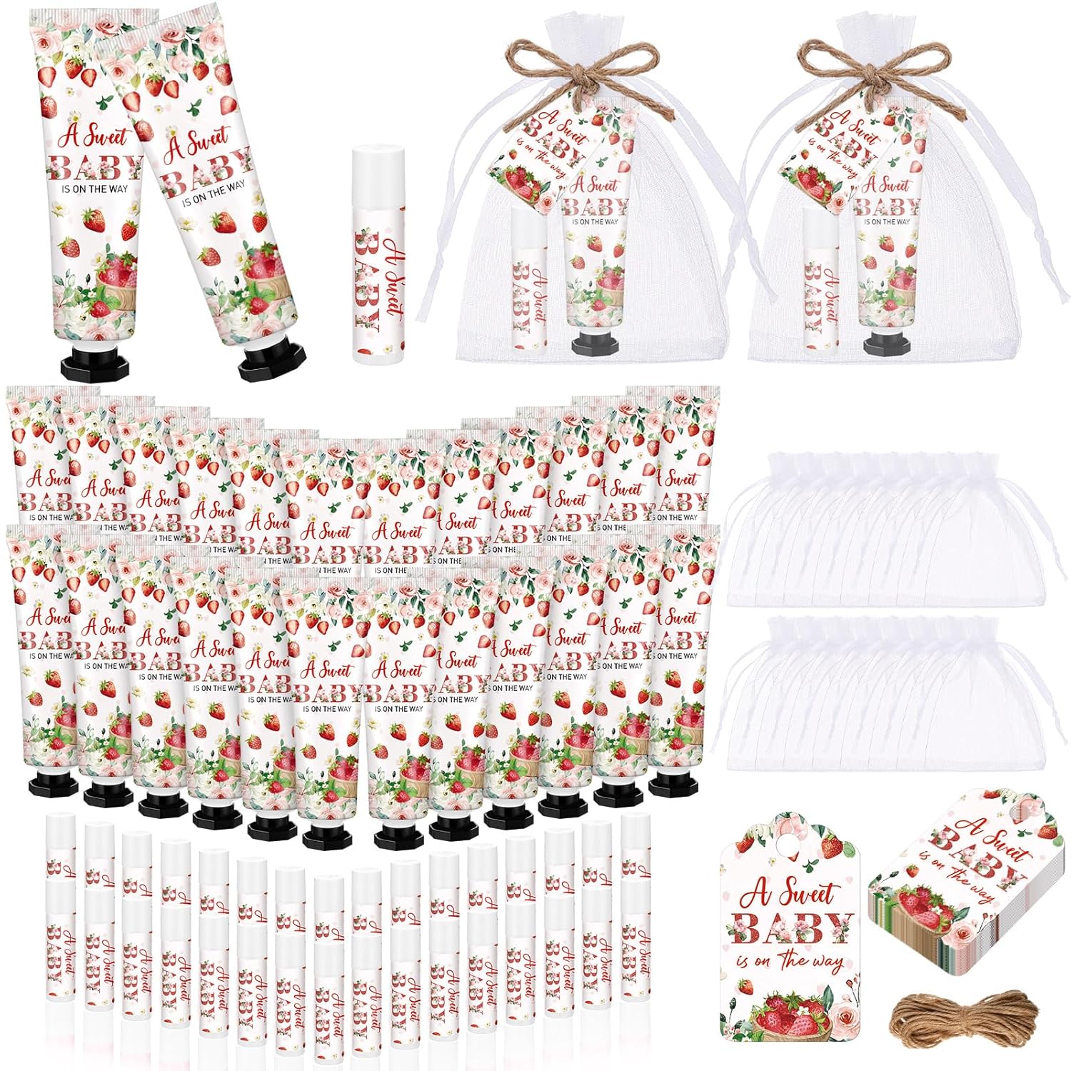 Lemon Mediterranean Hand Cream Lip Balm Favors - Hình 34