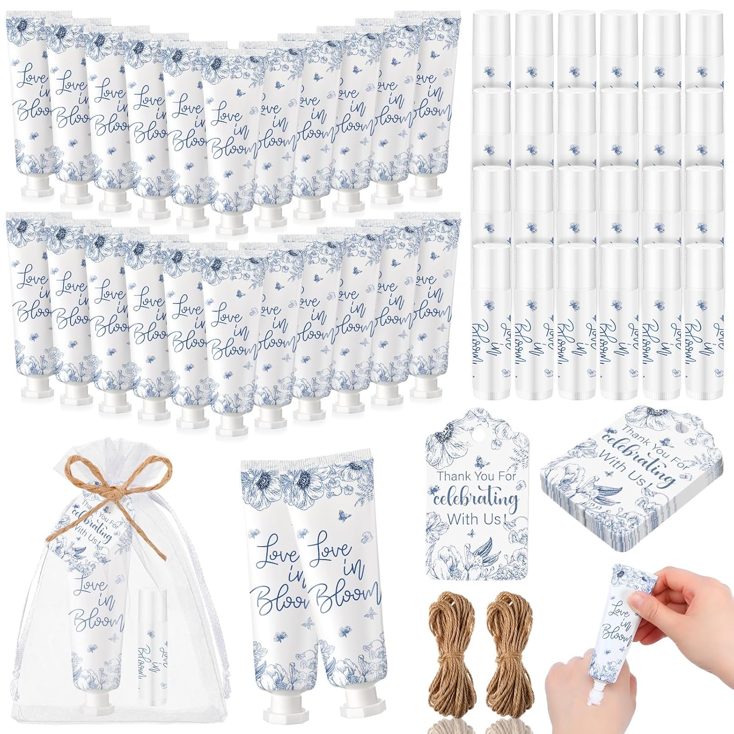 Lemon Mediterranean Hand Cream Lip Balm Favors - Hình 16
