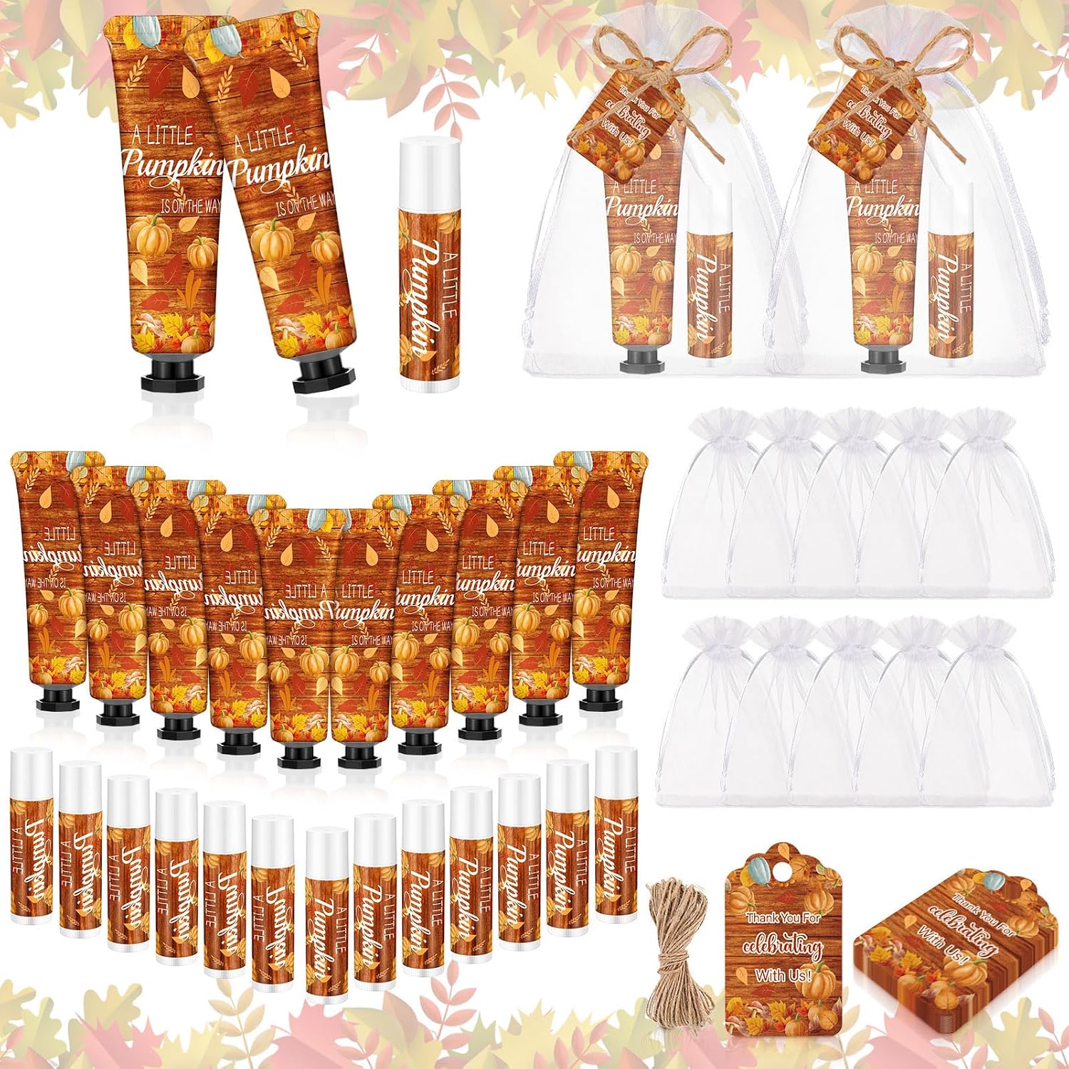 Lemon Mediterranean Hand Cream Lip Balm Favors - Hình 7