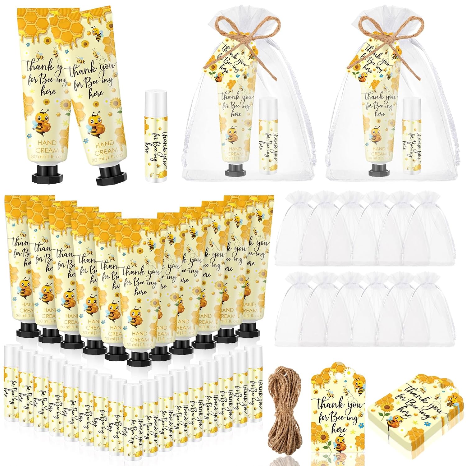 Lemon Mediterranean Hand Cream Lip Balm Favors - Hình 42
