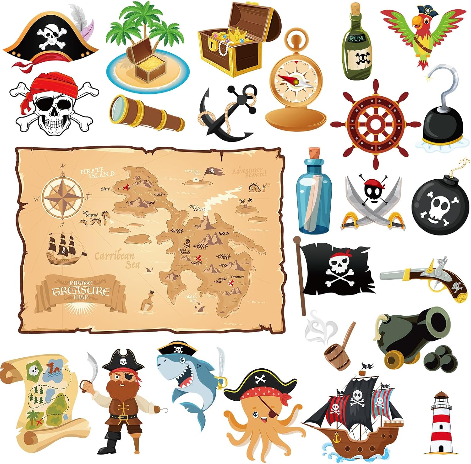 California Theme Vinyl Stickers - Hình 17