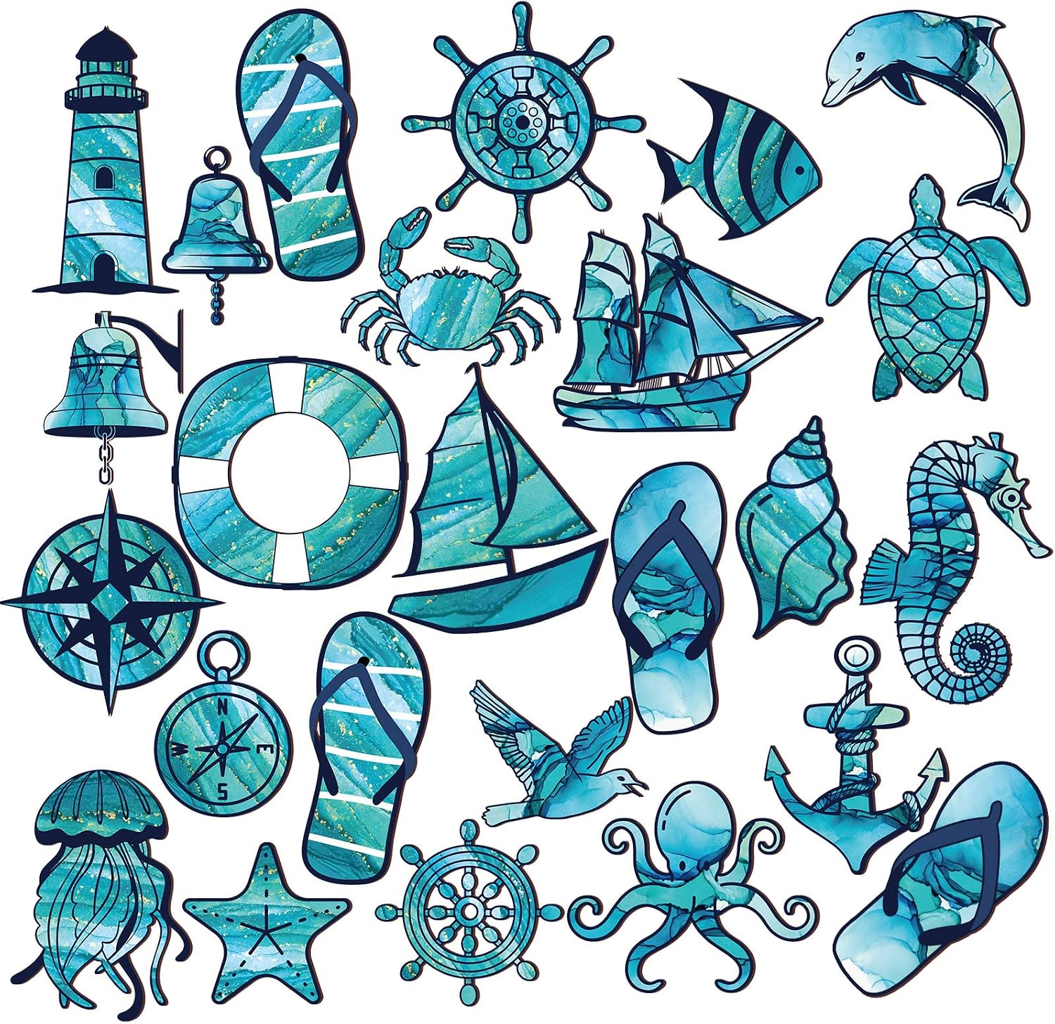 California Theme Vinyl Stickers - Hình 24