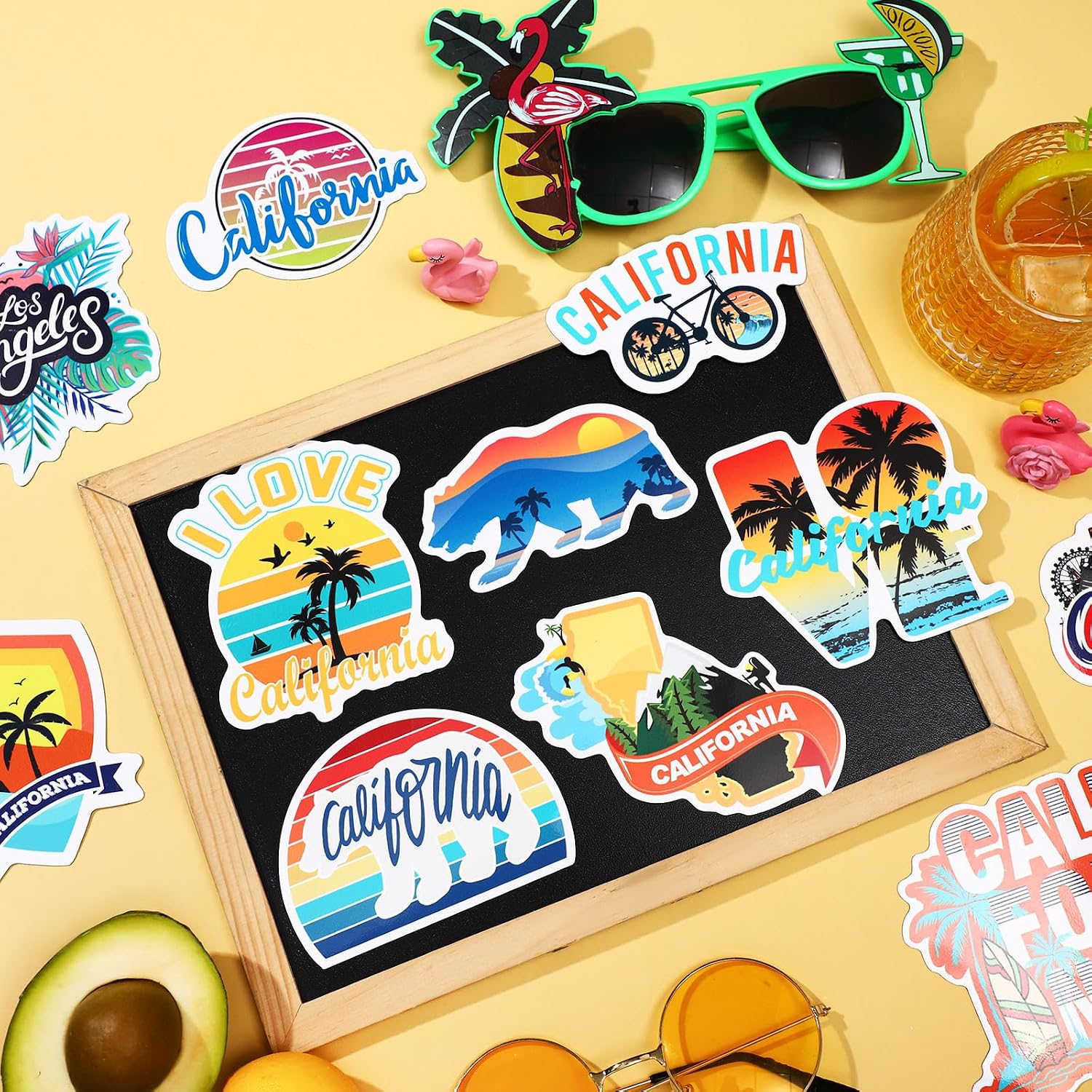 California Theme Vinyl Stickers - Hình 2
