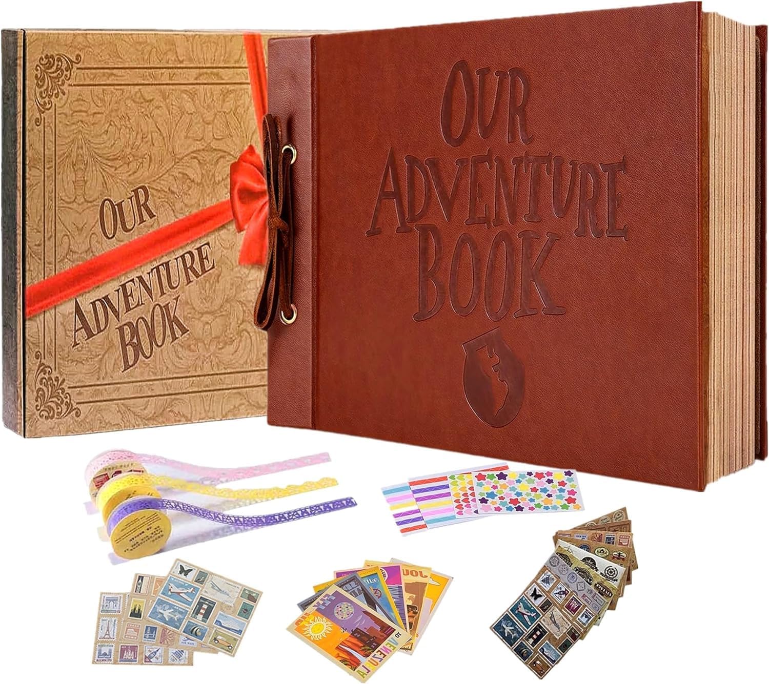 Vintage Travel Scrapbook Kit - Hình 19