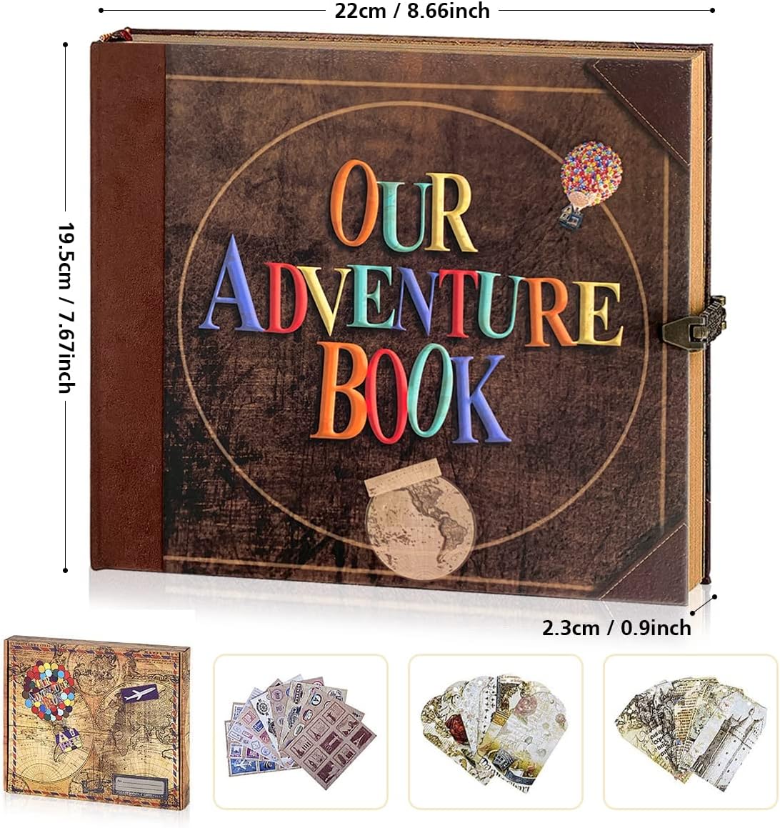 Vintage Travel Scrapbook Kit - Hình 3