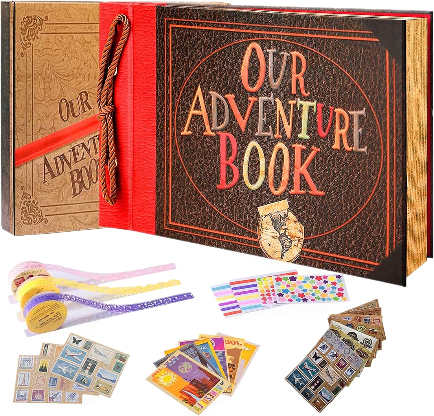 Vintage Travel Scrapbook Kit - Hình 16