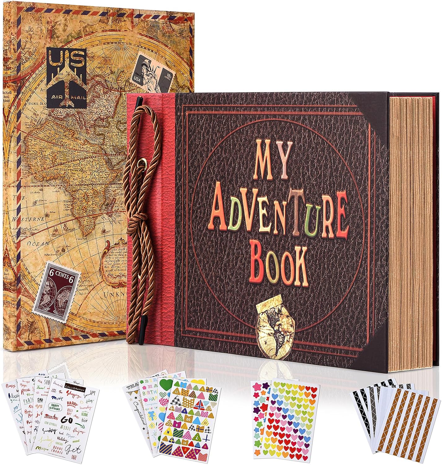 Vintage Travel Scrapbook Kit - Hình 10