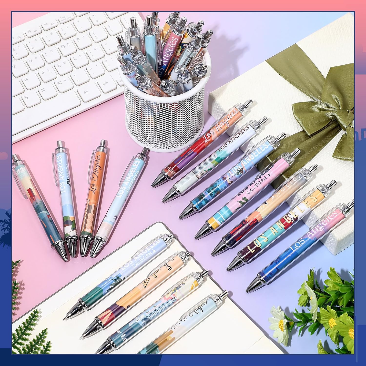 Los Angeles Themed Retractable Pens - Hình 2