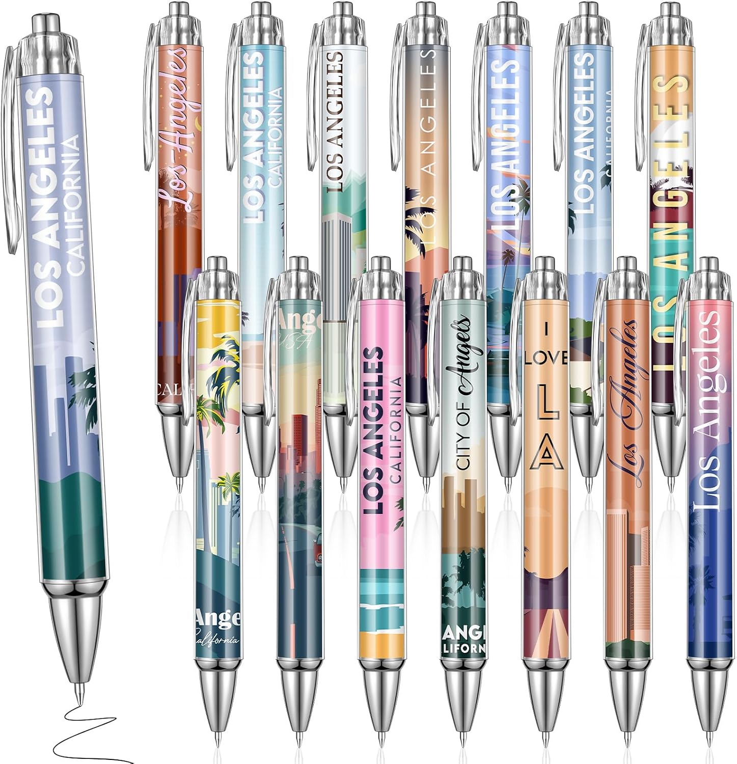 Los Angeles Themed Retractable Pens