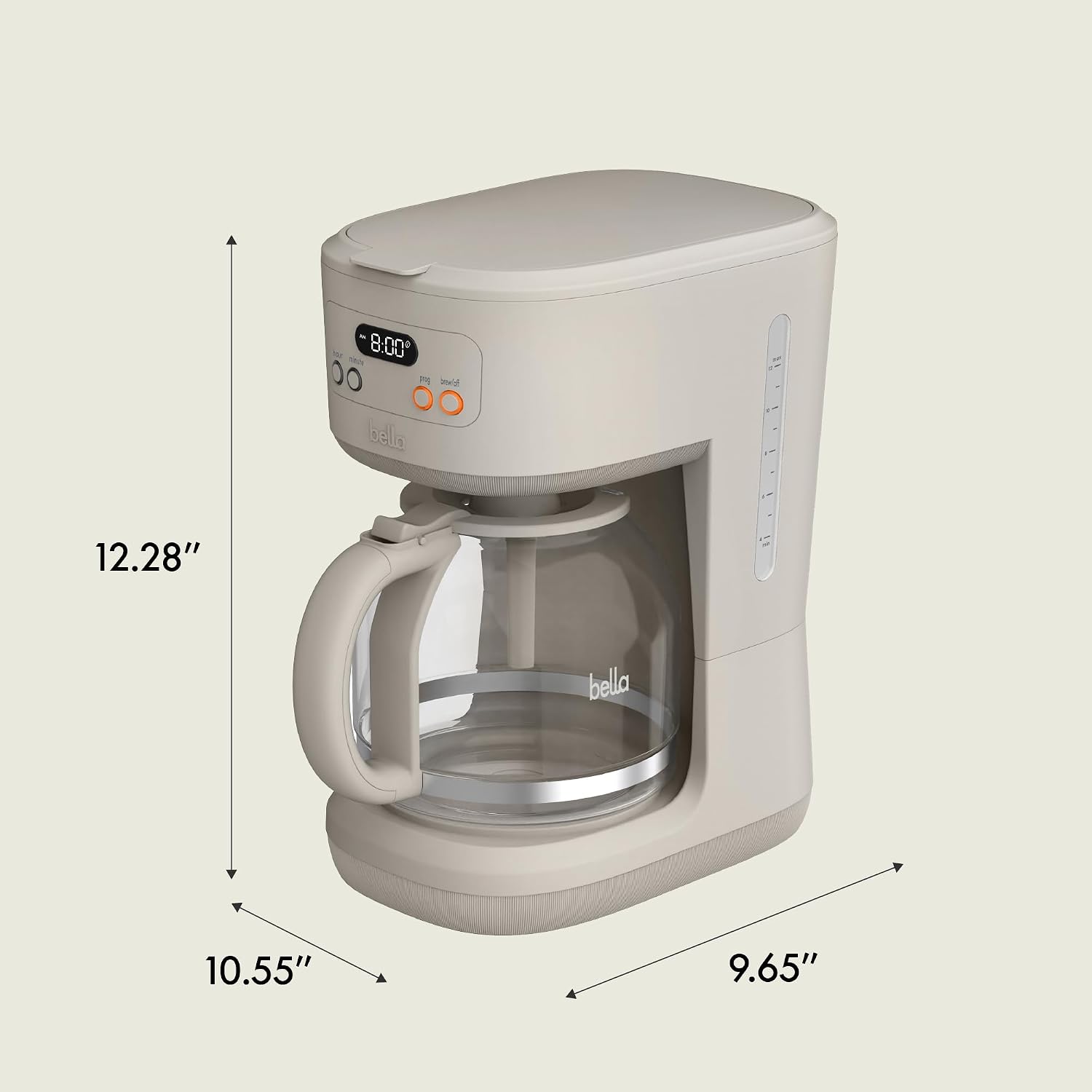 Bella 12-Cup Programmable Coffee Maker — view 2