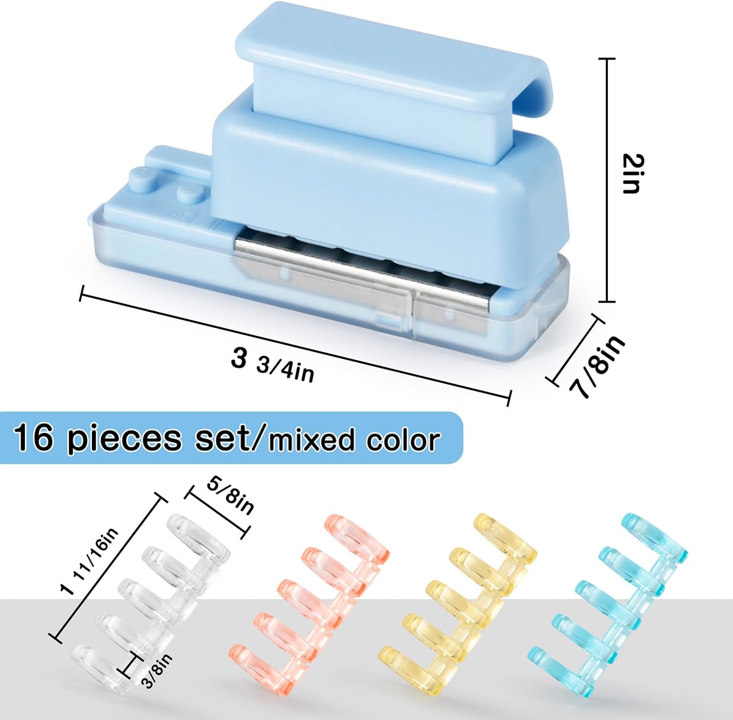 IMLIKE Portable 5-Hole Puncher - Hình 2