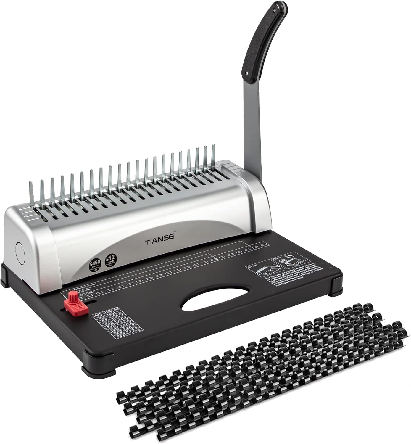 TIANSE Manual Comb Binding Machine