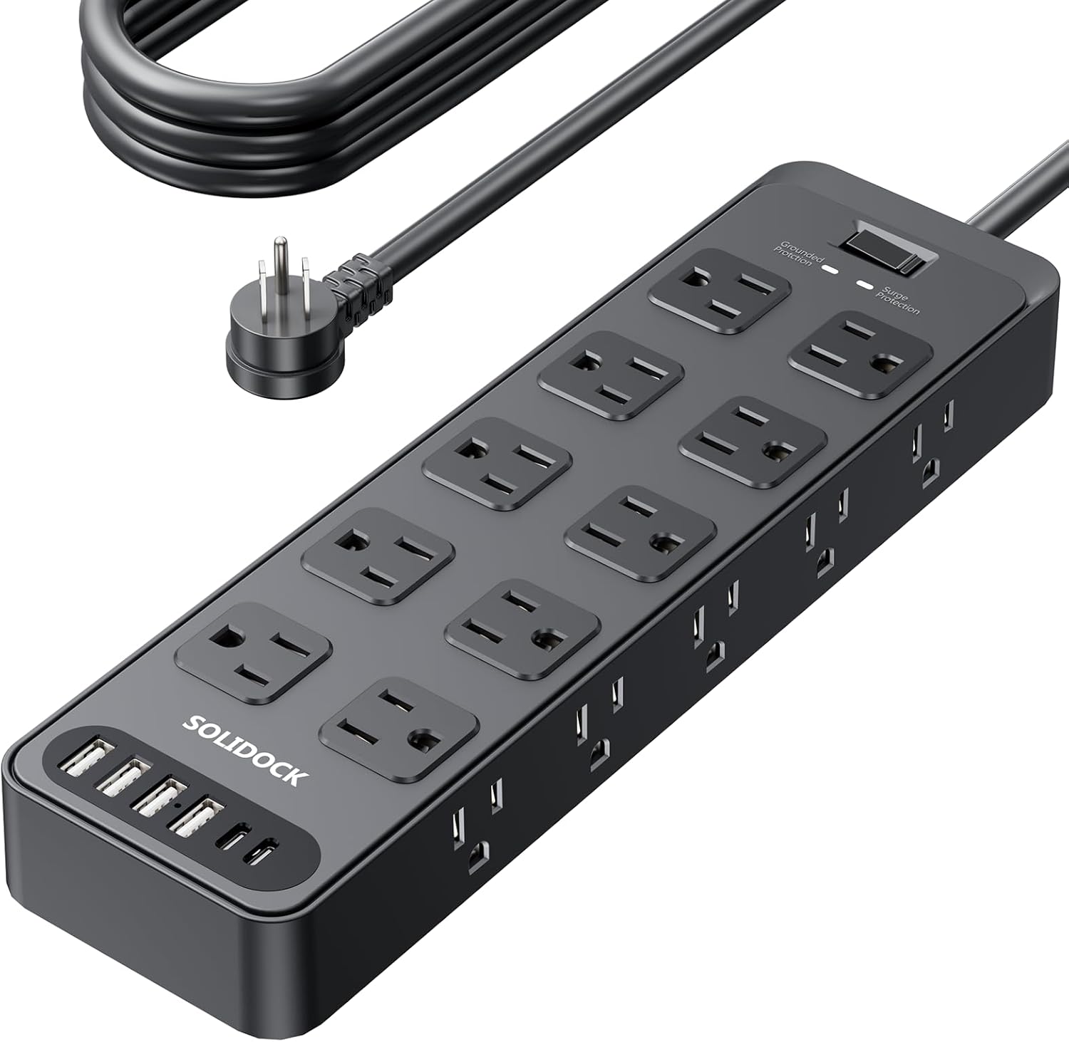 SOLIDOCK 20-Outlet Power Strip