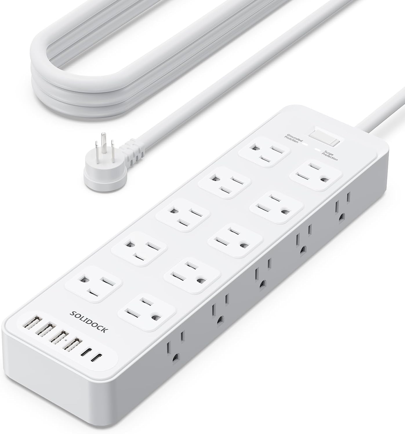 SOLIDOCK 20-Outlet Power Strip - Hình 10