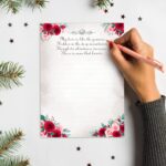 Elegant Floral Stationery Set - Hình 4