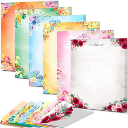 Elegant Floral Stationery Set