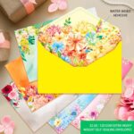 Elegant Floral Stationery Set - Hình 6
