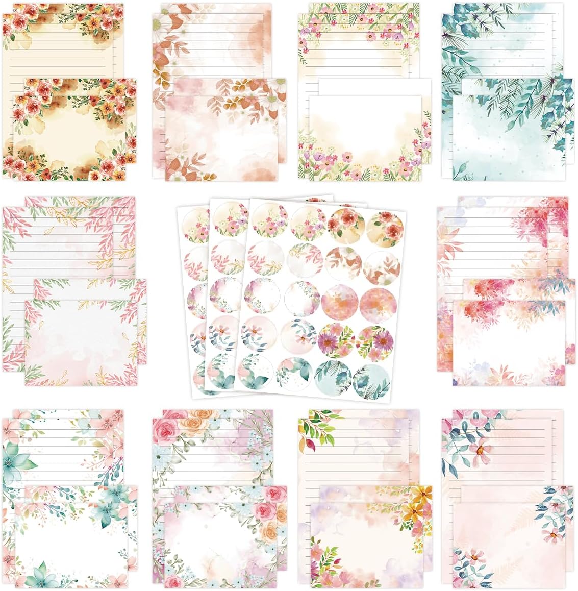 Watercolor Gradient Stationery Set - Hình 11