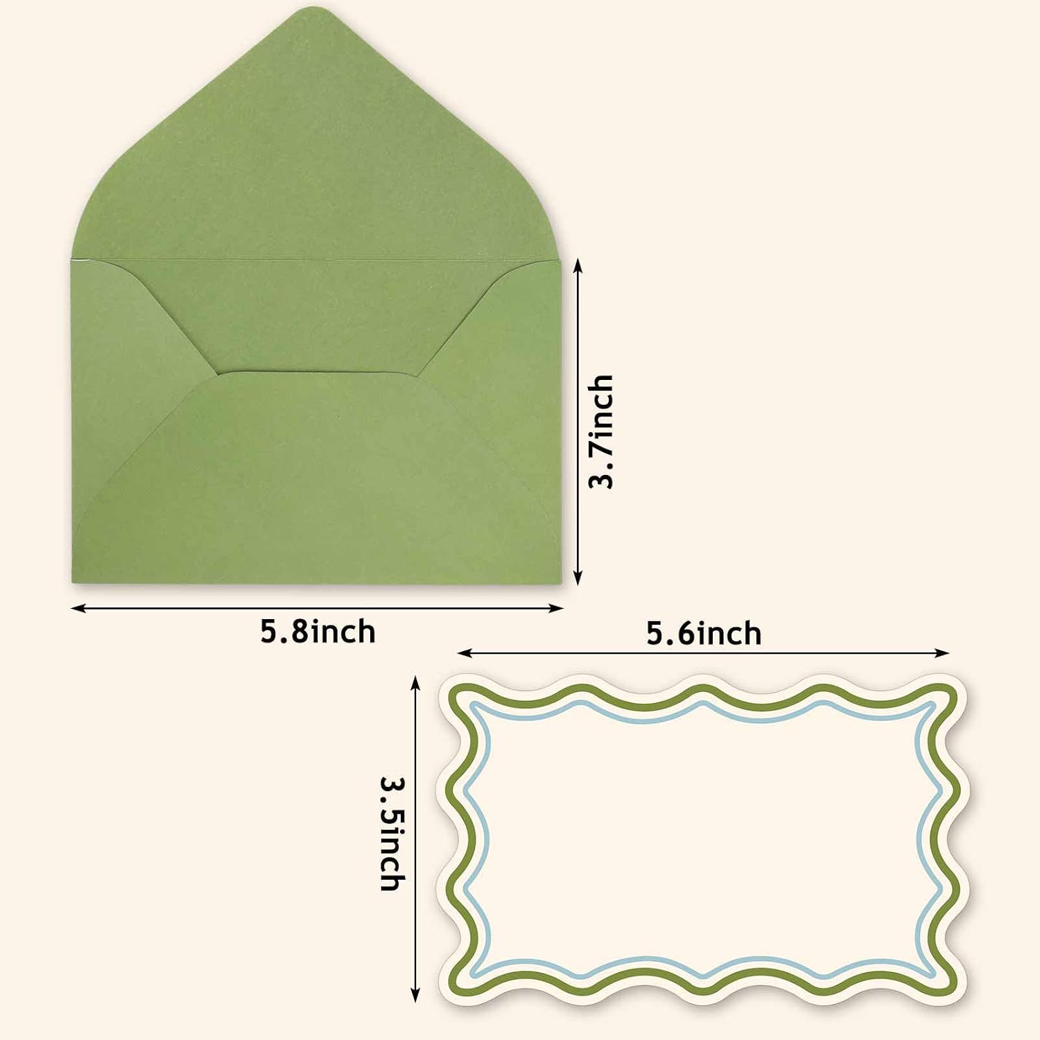 Decorative Border Stationery - Hình 3