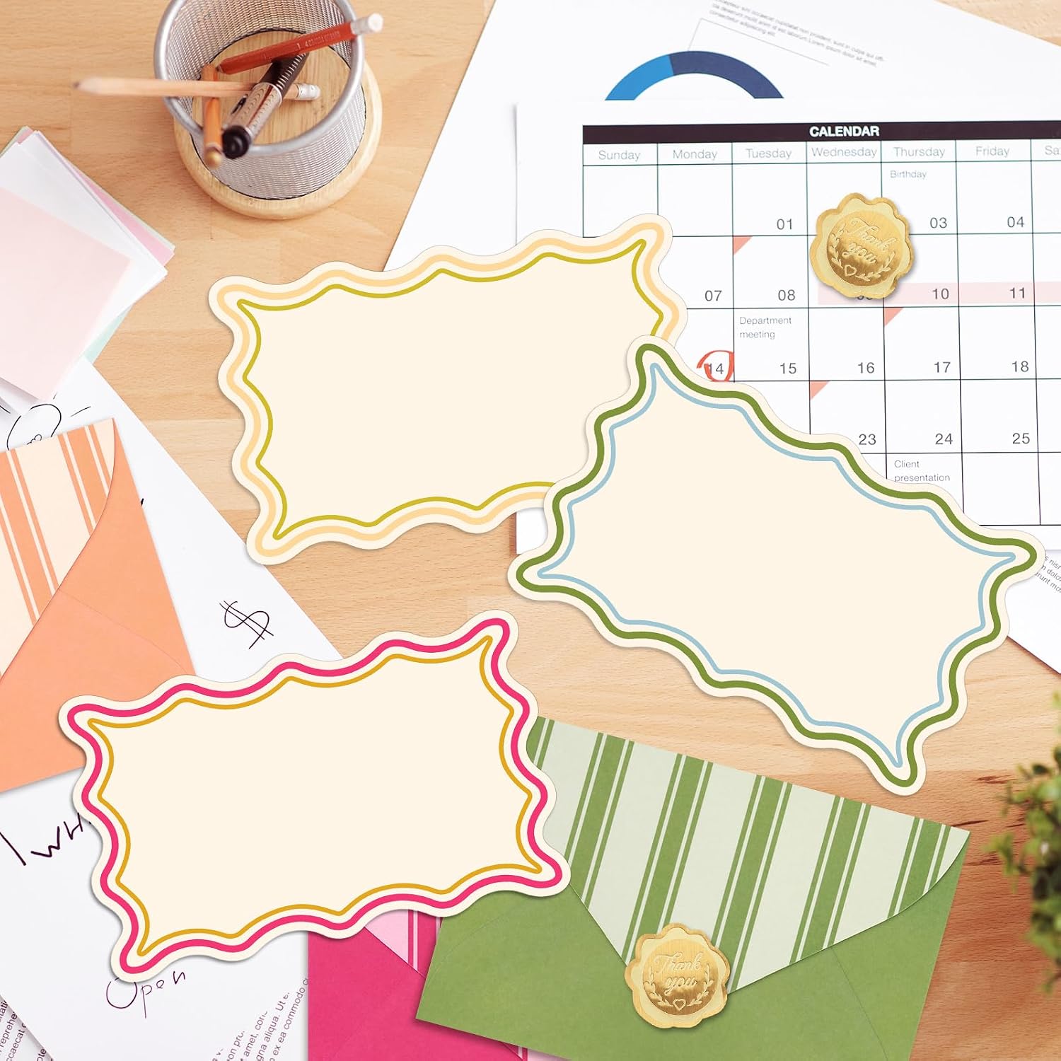 Decorative Border Stationery - Hình 5