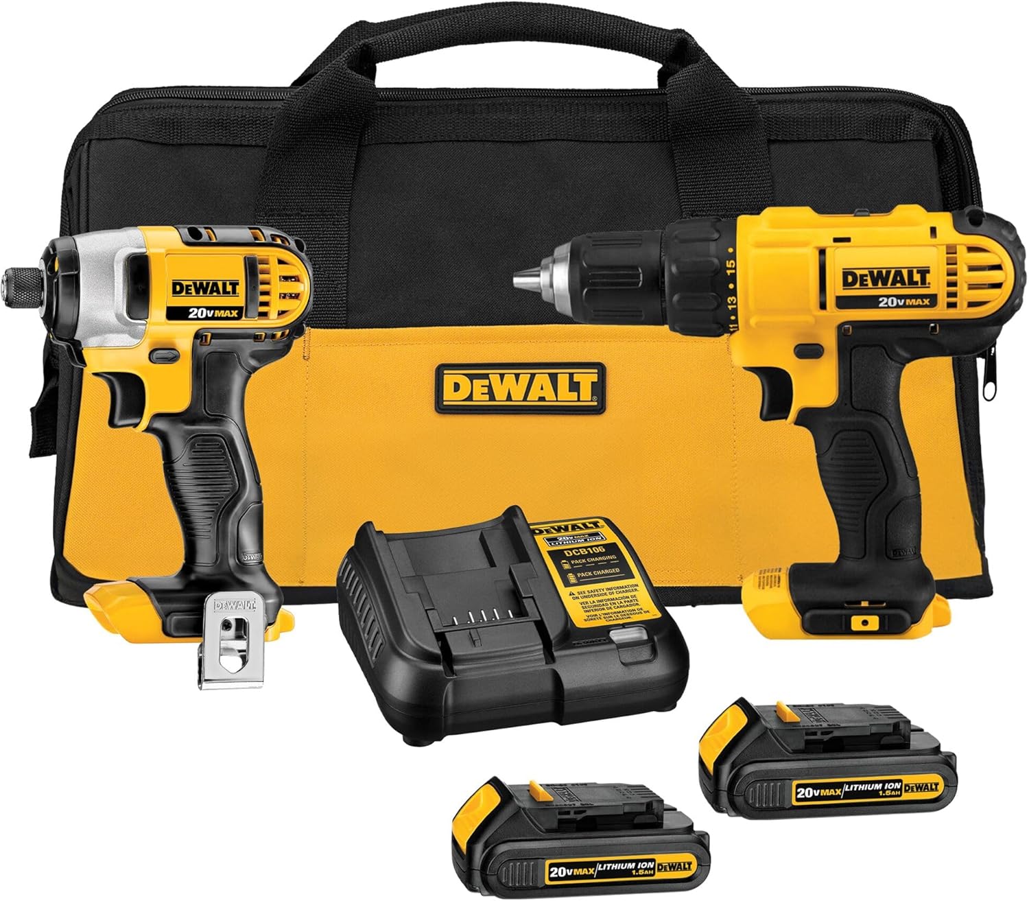 20V MAX Combo Kit - 20V MAX Cordless Drill & Impact