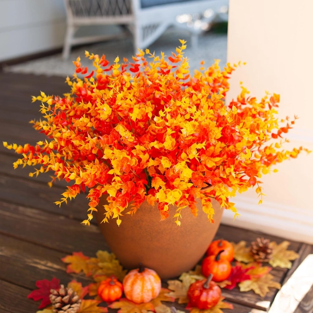 UV Resistant Faux Outdoor Flowers – 12 Bundles – Mixed Colors — image 16