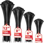 Black Nylon Cable Zip Ties