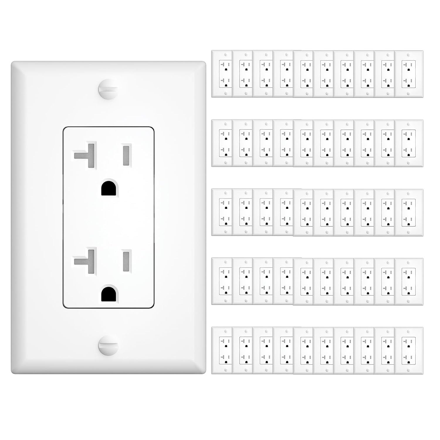 Amico 15A Tamper Resistant Duplex Outlet – photo 8