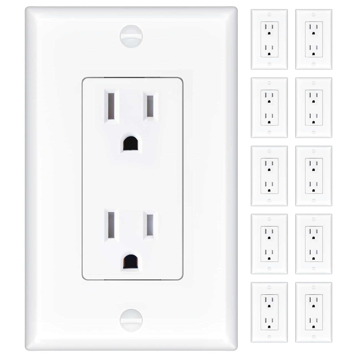 Amico 15A Tamper Resistant Duplex Outlet – photo 13
