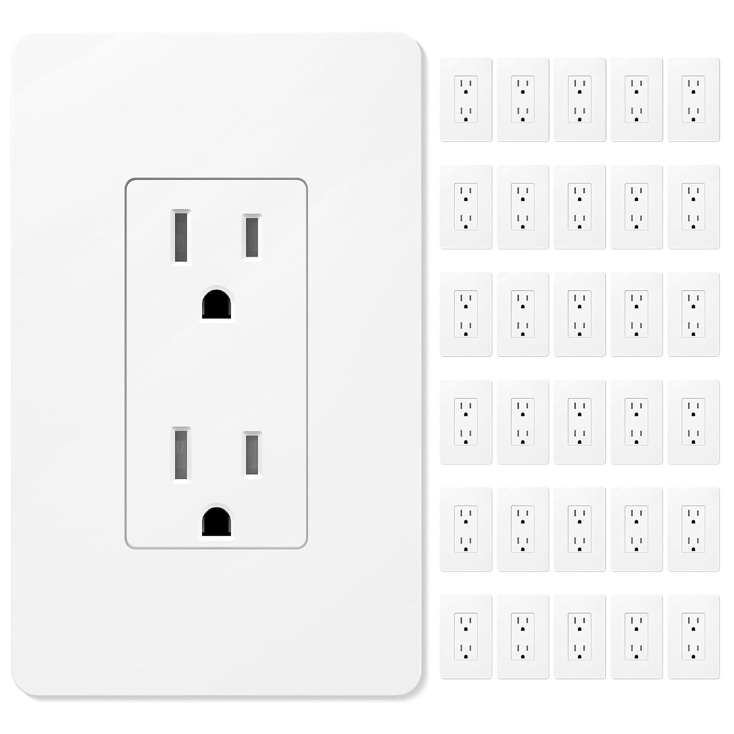 Amico 15A Tamper Resistant Duplex Outlet – photo 10