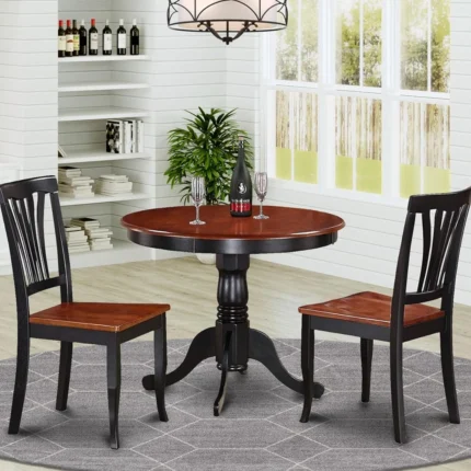 Classic Black Cherry Dining Set - Hình 2