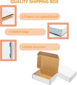 White Corrugated Mailer Boxes 12x9x4 Inch – 25 Pack — image 4