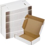 9x6x2 Inch White Corrugated Mailer Boxes – 50 Pack