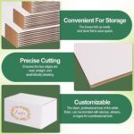 Assorted White Corrugated Shipping Boxes – 4 Sizes, 43 Pack — image 4
