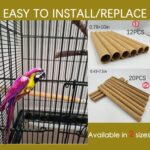 Natural Sanded Bird Perches – Multi-Size Parrot Cage Dowels — view 6