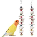 Natural Cuttlebone Bird Chew Toy – Natural Cuttlebone & Wood Bird Chew