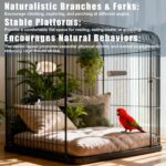 Natural Wood Bird Perch Set — view 4