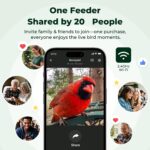 4K Solar Smart Bird Feeder with AI Recognition Camera — view 5