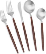 Gold & Black Stainless Steel Flatware – photo 10