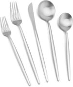 Gold & Black Stainless Steel Flatware – photo 8