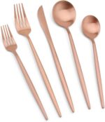 Gold & Black Stainless Steel Flatware – photo 9