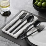Hammered Black Flatware – photo 2
